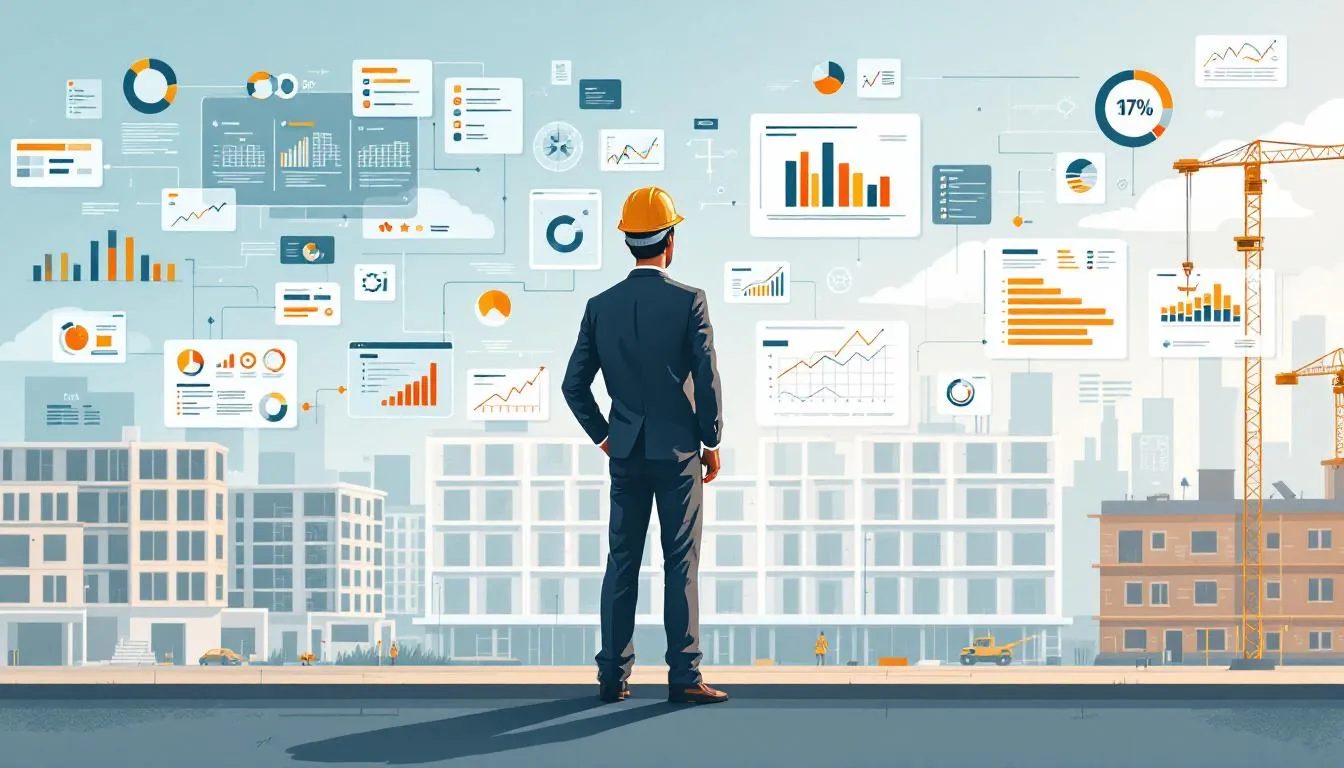 A construction manager overseeing a project with a focus on effective project management.