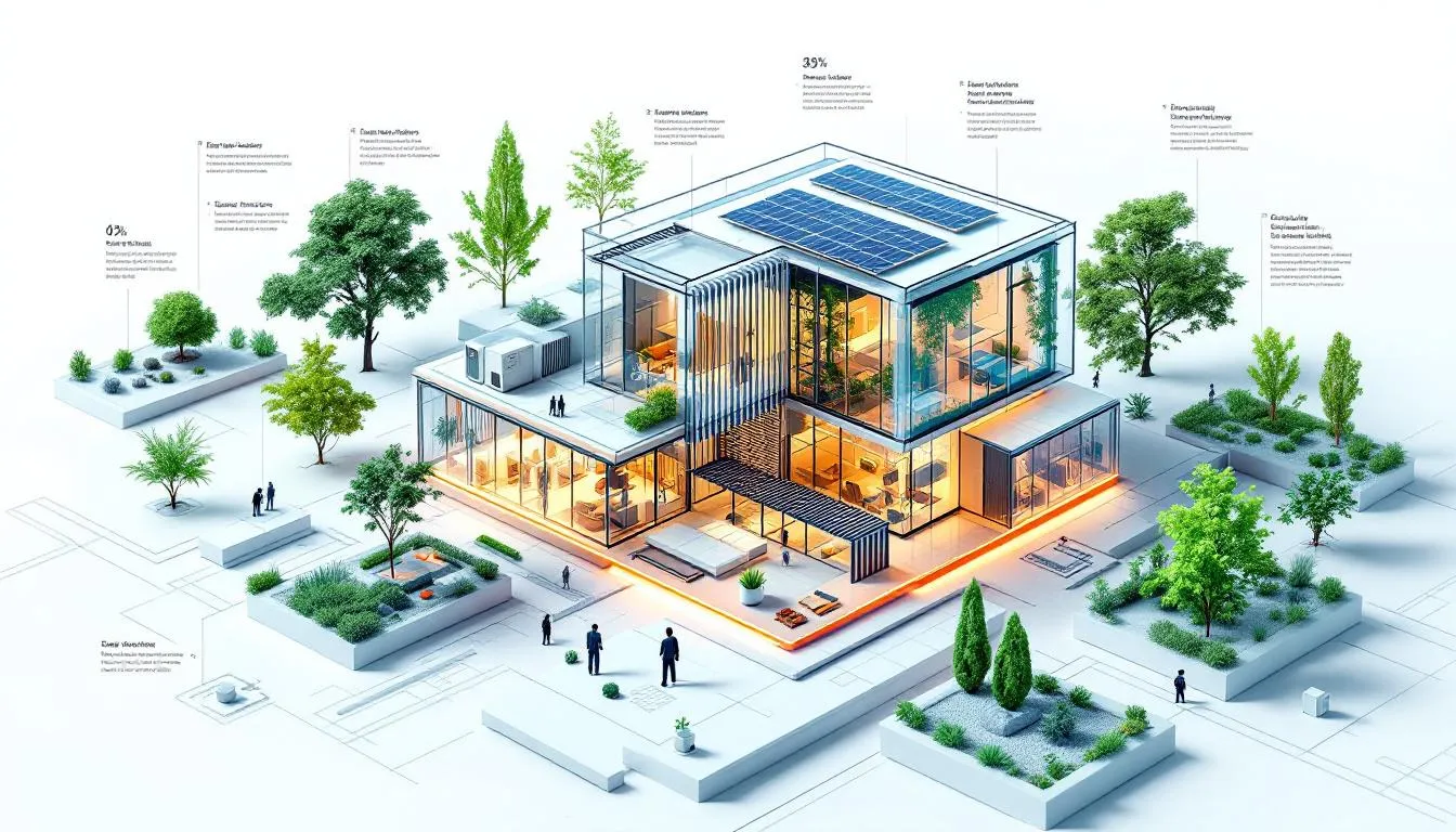 Sustainable building practices in modern construction.