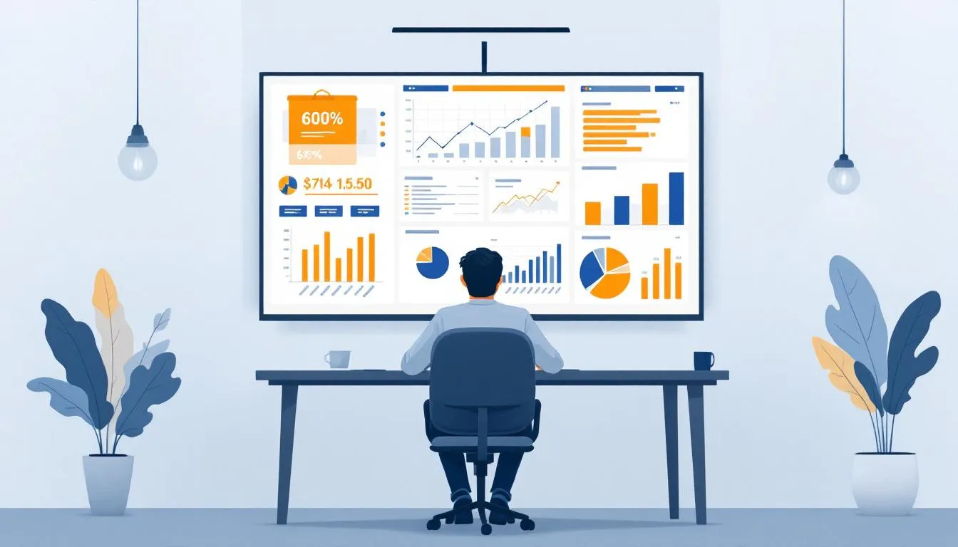 An estimator reviewing detailed cost breakdowns to improve cash flow.