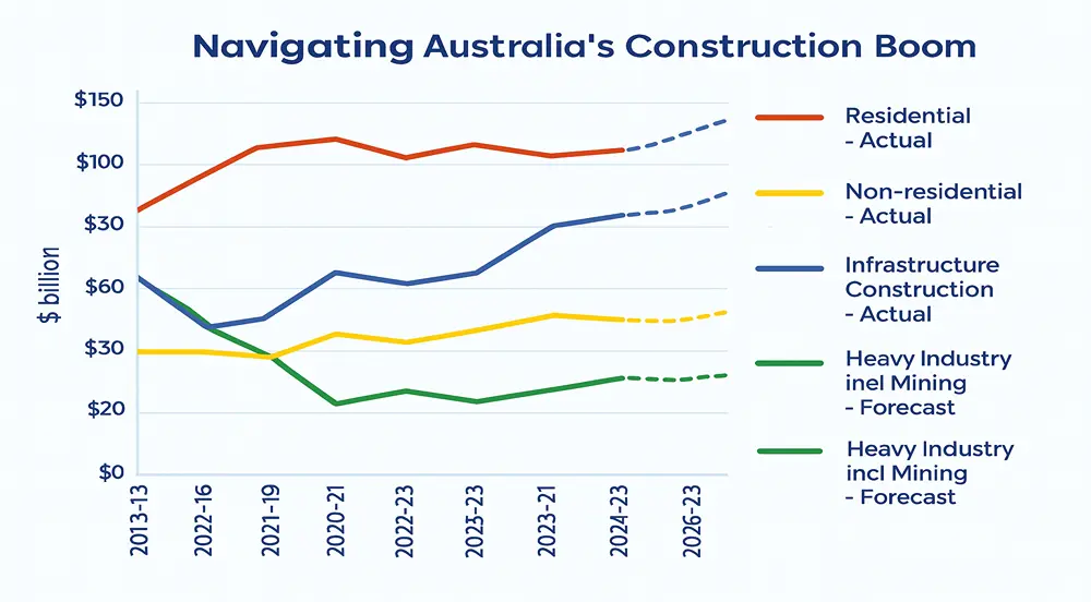 Points to explain Navigating Australia’s Construction Boom