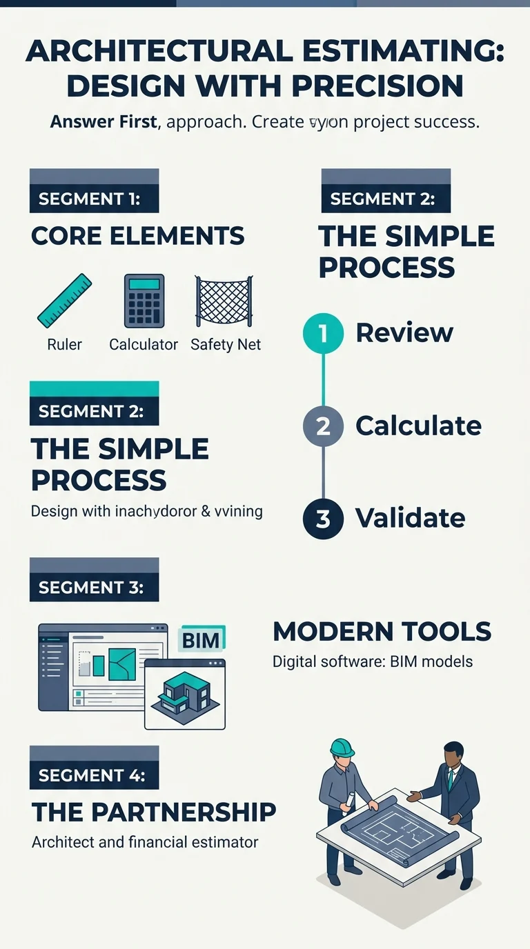 Architectural Estimating: infographic image