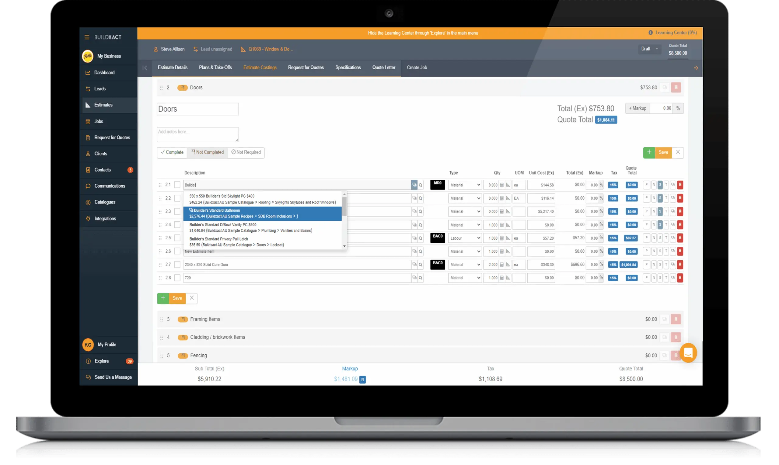 Estimating Software for Residential Construction to Simplify Your Projects