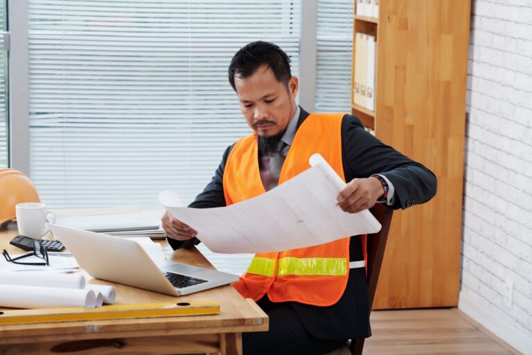 Progress claim and retention records for construction
