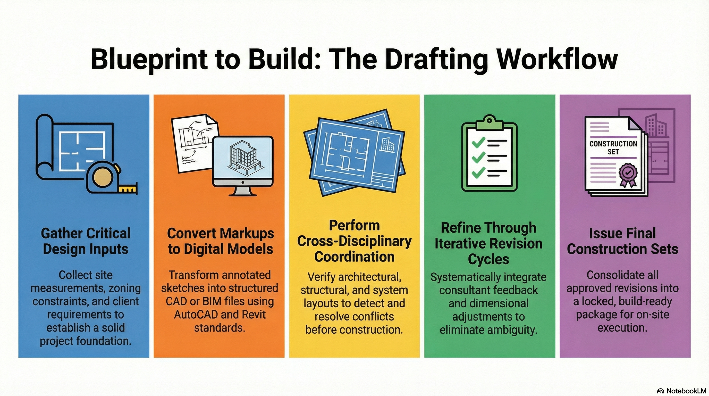 Step by Step Architectural Drafting Workflow