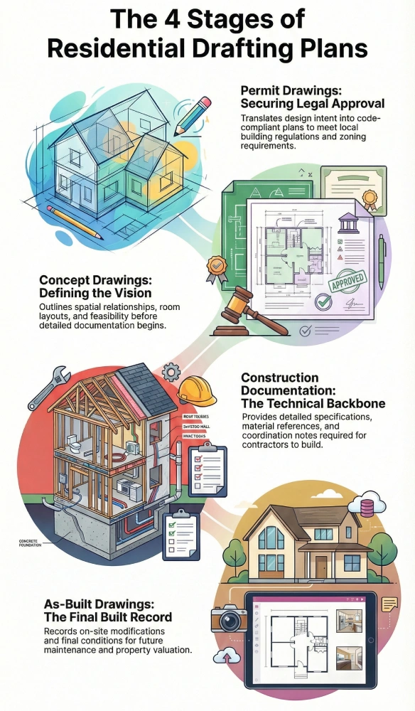 Types of Residential Drafting Plans