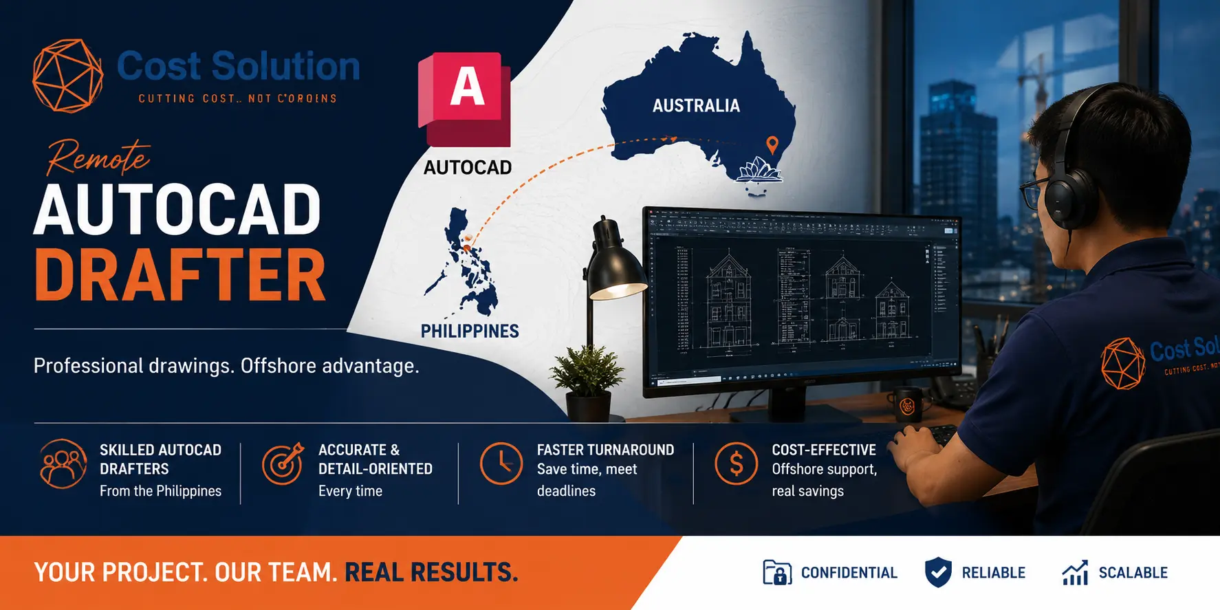 Remote AutoCAD drafter supporting Australian construction and engineering projects