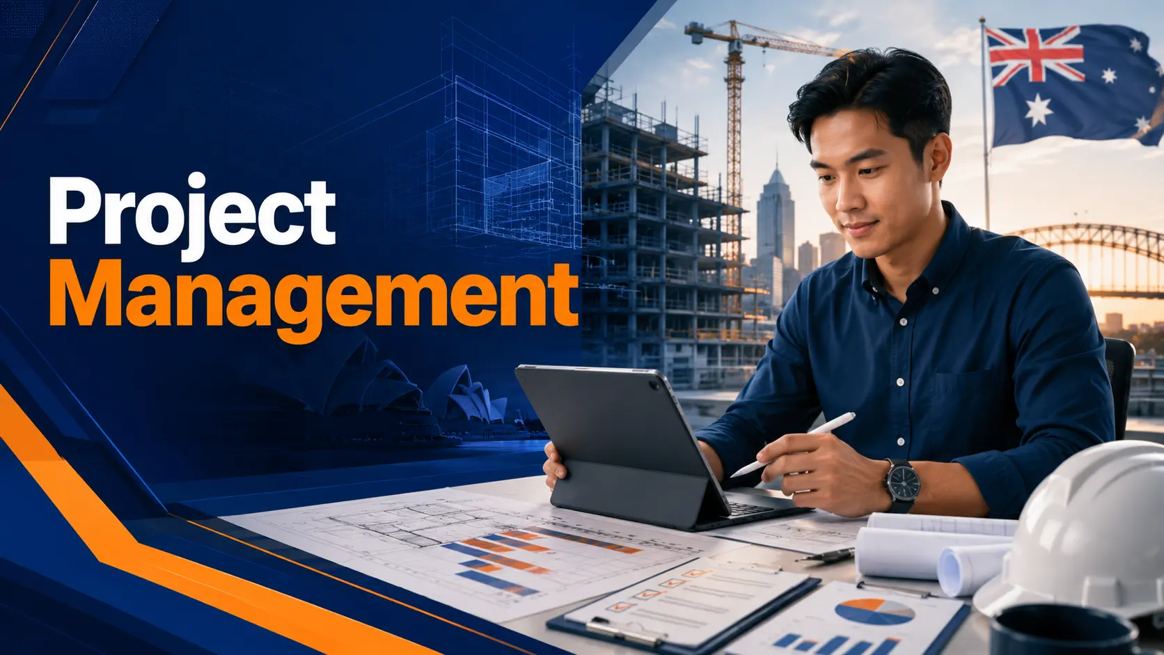Construction project management team in a planning session